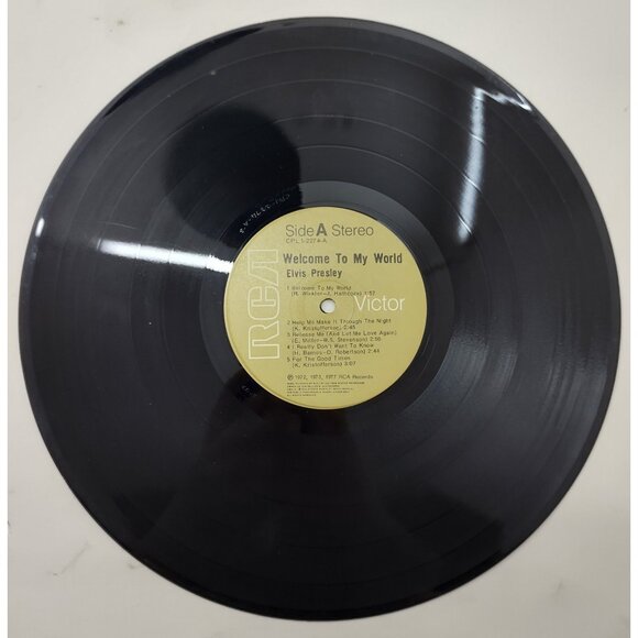 Elvis Presley – Welcome To My World Vinyl LP (1977) RCA APL1-2274 - Picture 6 of 9